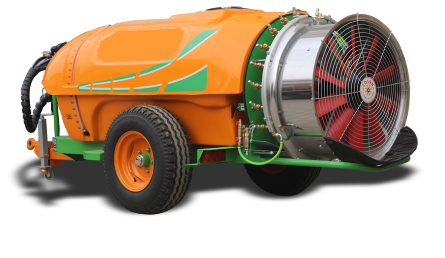 LT TURBO FANLI ÇEKİLİR TİP PÜSKÜRTME MAKİNASI ATOMİZER